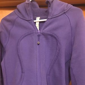 Purple Lululemon scuba hoodie size 8